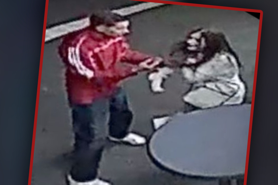 Dieses Gerangel kurz vor dem Angriff zwischen einem der Männer und einer jungen Frau hat eine Zeugin beobachtet. Beide könnten sich kennen.
