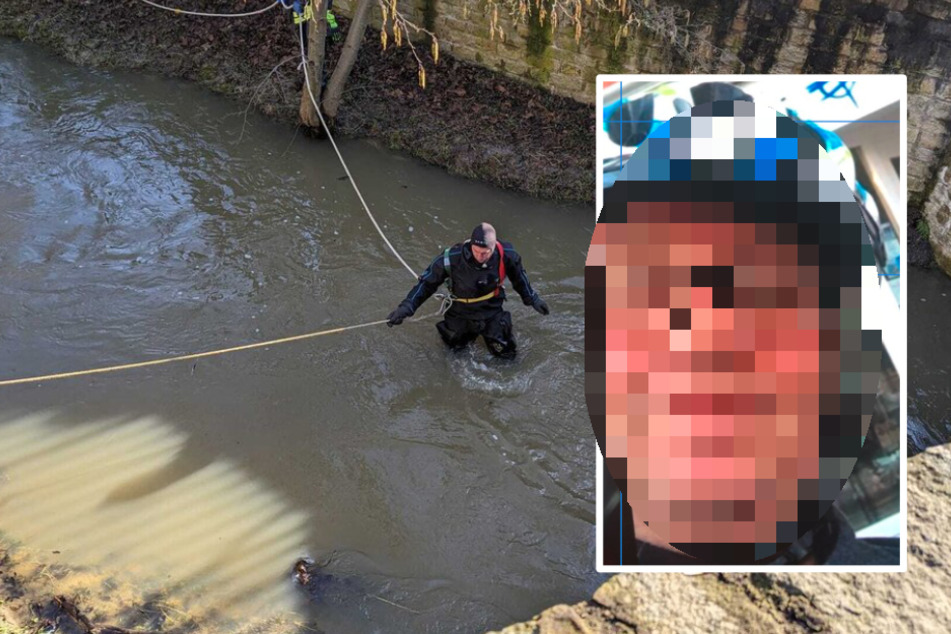 Vor den Augen seiner Enkelin: Mann (59) stürzt in Fluss und wird seither vermisst