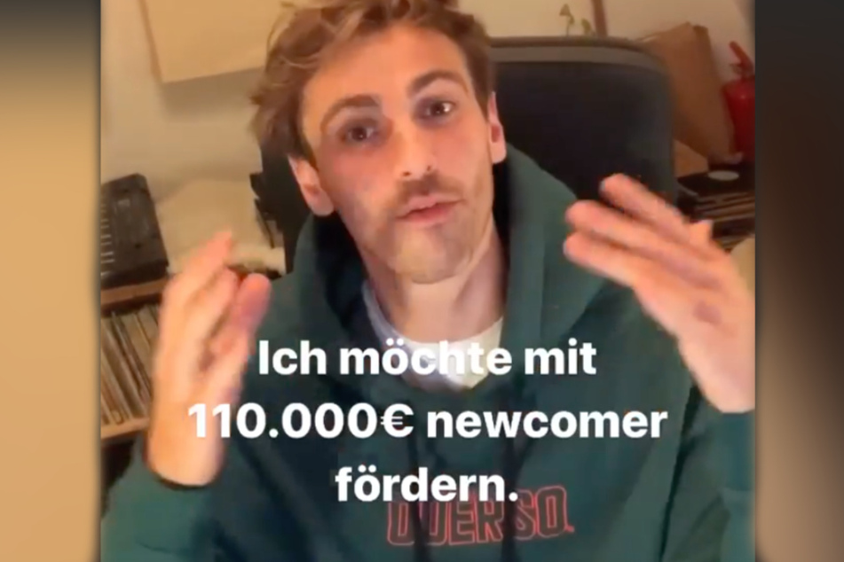 Fynn Kliemann möchte Newcomer mit 110.000 Euro fördern.