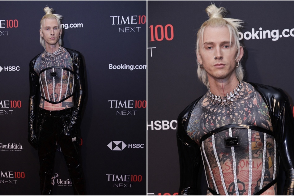 Machine Gun Kelly made an iconic fashion statement at the TIME 100 Next Gala.