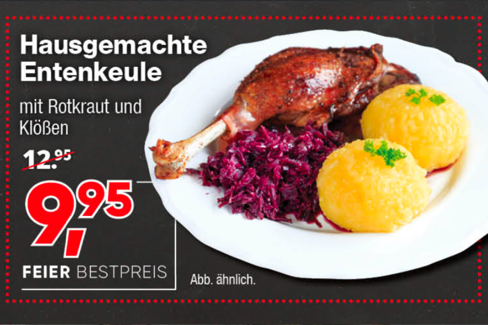 Wir wünschen guten Appetit.