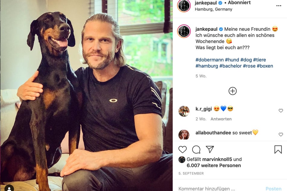 Paul Janke (39) mit seiner neuen "Freundin".