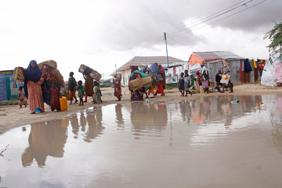 Aufgrund der starken Regenfälle mussten Hunderttausende Ostafrikaner ihre Unterkünfte verlassen.