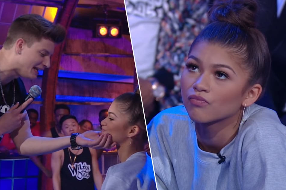 Matt Rife's (l) uncomfortable exchange with Zendaya has gone viral amid intense backlash against the comedian's recent Netflix special.