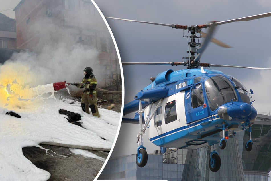 Hubschrauber stürzt auf Strandhaus: Vier Menschen sterben