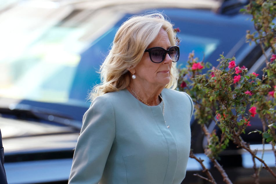 First Lady Jill Biden was in court on Monday for jury selection and again for Tuesday's hearing.