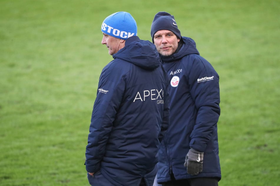 Bei Hansa Rostock wiederholten Härtel und Thielemann das Aufstiegskunststück.