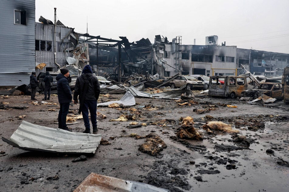 Ukraine-Krieg: Eine Tote und mehrere Verletzte nach russischen Angriffen