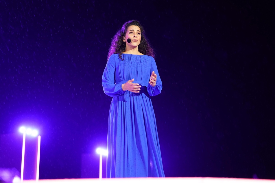 Nadja Benaissa (41) verkörperte Maria, die Mutter von Jesus. Ihre Gesangseinlagen zählten zu den Höhepunkten des Musik-Live-Events.