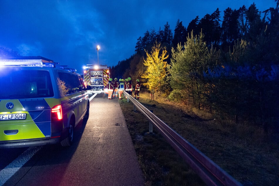 Polizei, Feuerwehr und Rettungsdienst mussten am Montagmorgen ausrücken.