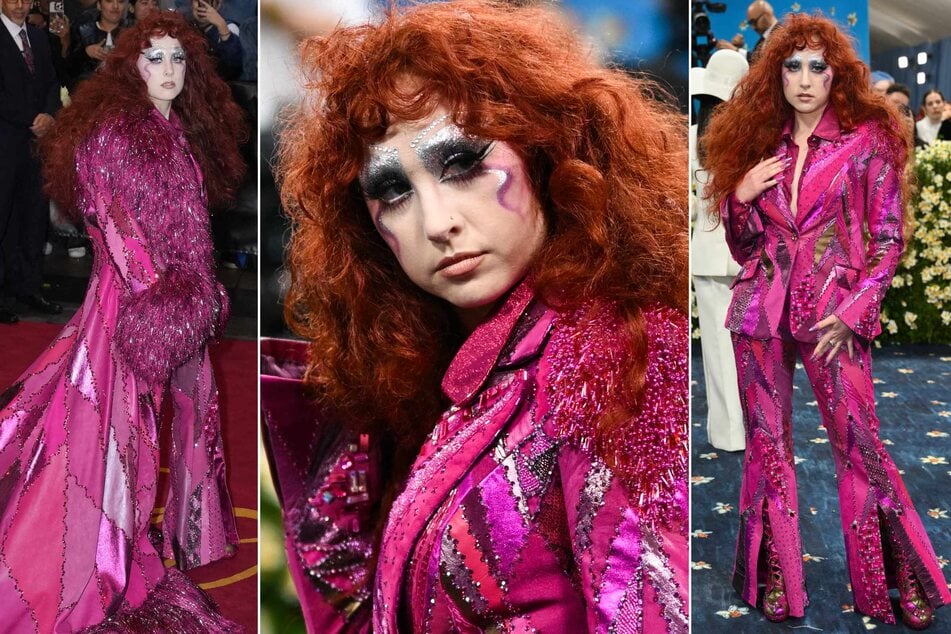 Chappell Roan arrives for the 2025 Met Gala at the Metropolitan Museum of Art on Monday, in New York.