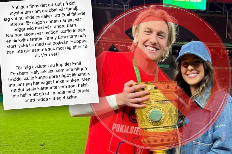 Ehe-Drama bei Emil Forsberg geht weiter: Hat der Fußballer seine hochschwangere Frau betrogen?