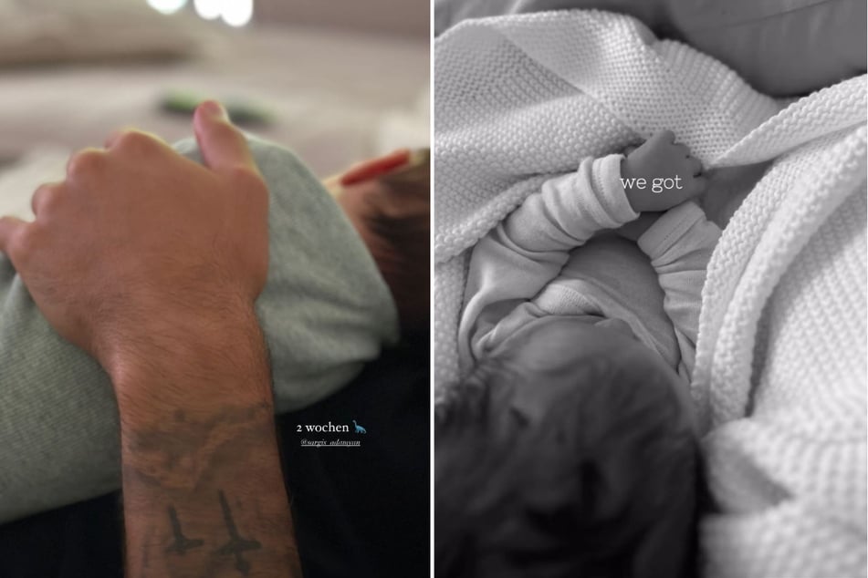 Anna teilt Fotos ihres kleinen Sohnes bei Instagram. Sein Gesicht will die frischgebackene Mama jedoch nicht zeigen.