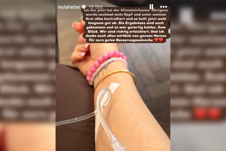 Leyla Heiter (29, früher Leyla Lahouar) wandte sich am Mittwoch per Instagram an ihre Fans und gab Entwarnung: Ihre Geschwüre waren gutartig.