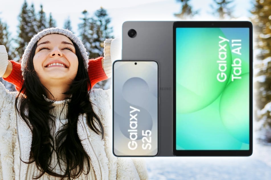 Galaxy S25 mit gratis Tab A11 WiFi gibt's hier zum Aktionspreis