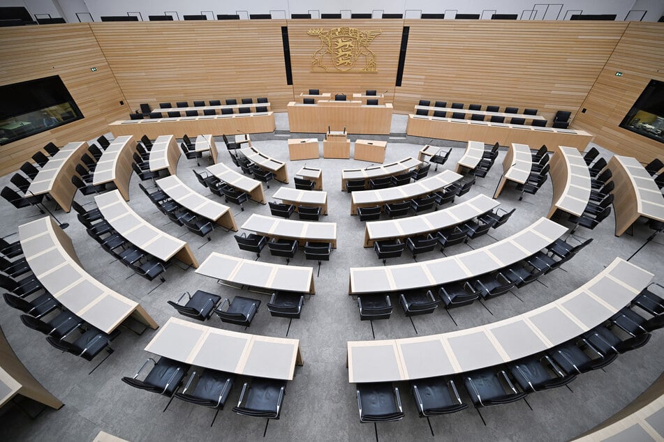 Das Plenum des Landtags von Baden-Württemberg.