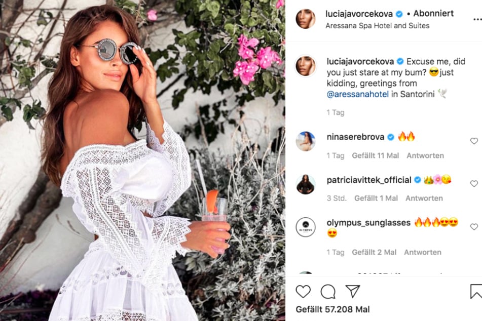 Lucia Lachkovic Javorcekova (29) präsentiert ihren schönen Körper gerne offenherzig bei Instagram.