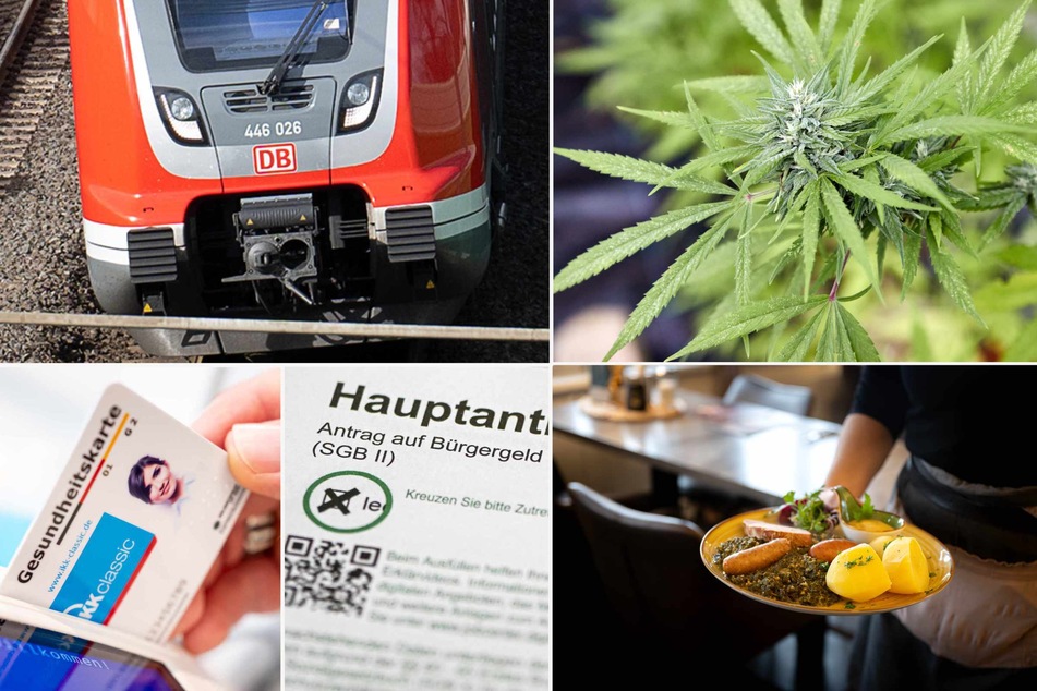 Cannabis, Bürgergeld, Deutschland-Ticket: Das ändert sich 2024!