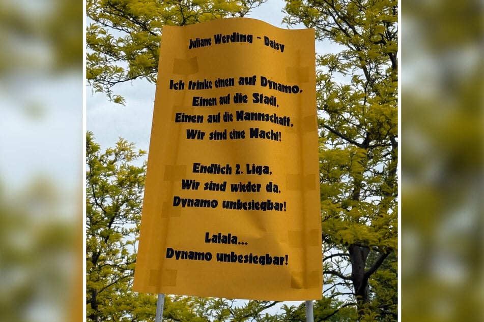 Auch ein neues Lied haben die Fans umgetextet.
