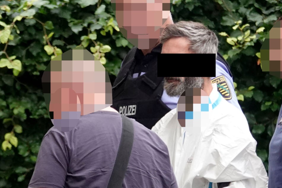 Der Verdächtige (45) wurde am Mittwoch zum Chemnitzer Amtsgericht gebracht. Ein Haftrichter