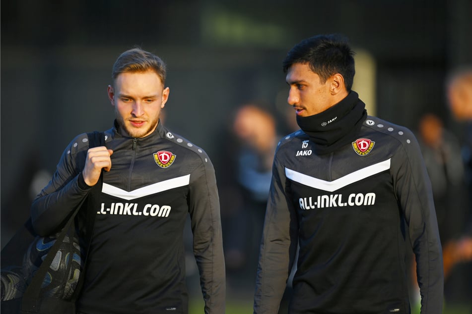 Sowohl Tony Menzel (19) als auch Claudio Kammerknecht (25) konnten wieder am Mannschaftstraining teilnehmen.