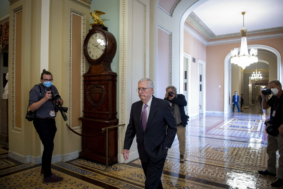 Senate Minority Leader Mitch McConnell opposes lifting the debt limit, which risks creating a recession.