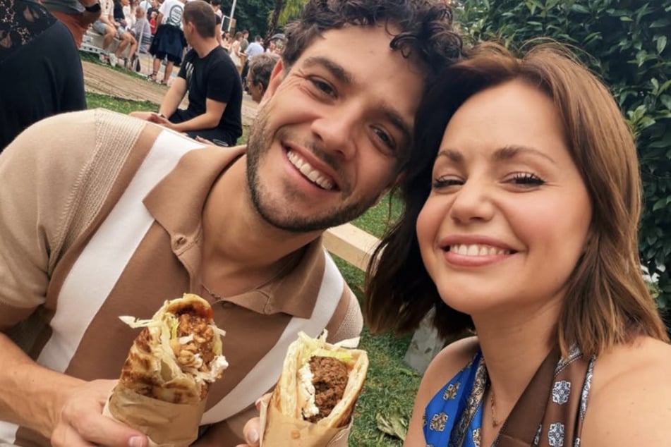 Christina (36) und Luca Hänni (31) verbrachten einen Abend beim "Moon &amp; Stars"-Festival.