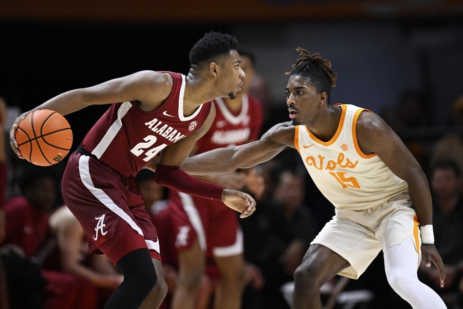 Alabama freshman Brandon Miller (l.) is expected to lead the Crimson Tide to their first Final Four appearance in program history.