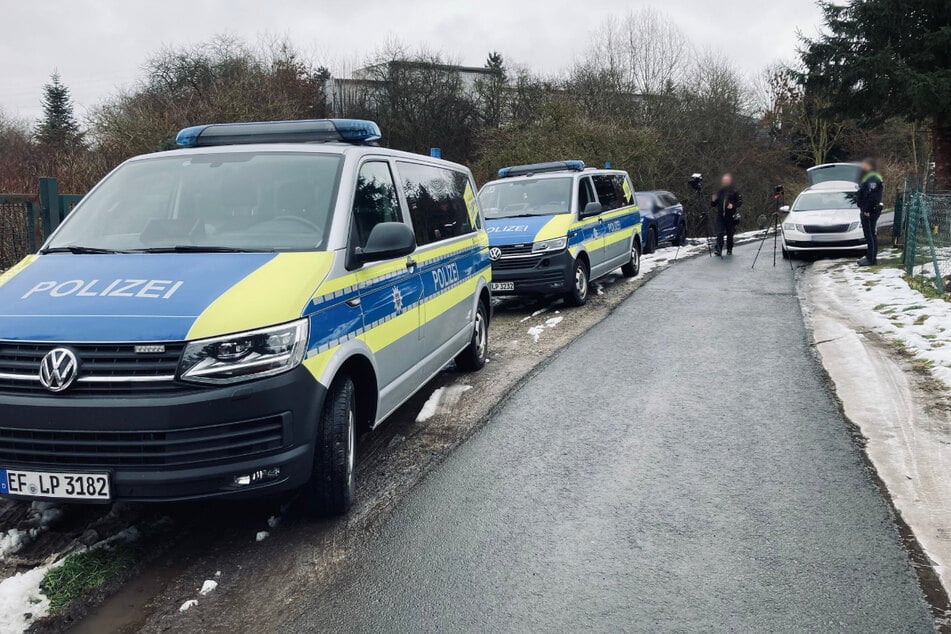 Die Polizei war mit einem Großaufgebot vor Ort.