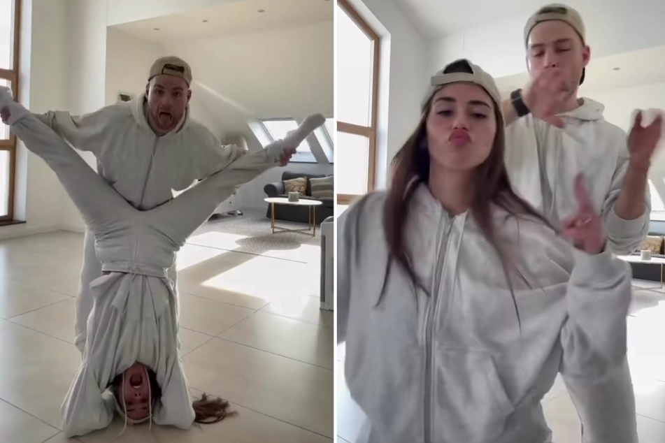 Sarah Engels (30) und ihr Julian (29) zeigen ihre besten Tanz-Moves in einem Instagram-Video.