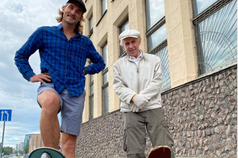 Max Timuchin begegnete Igor (73, r.) zufällig auf der Straße.