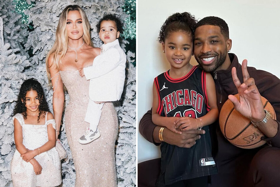 Khloé Kardashian has opened up about how she has stayed on good terms with ex Tristan Thompson for the sake of their two children.