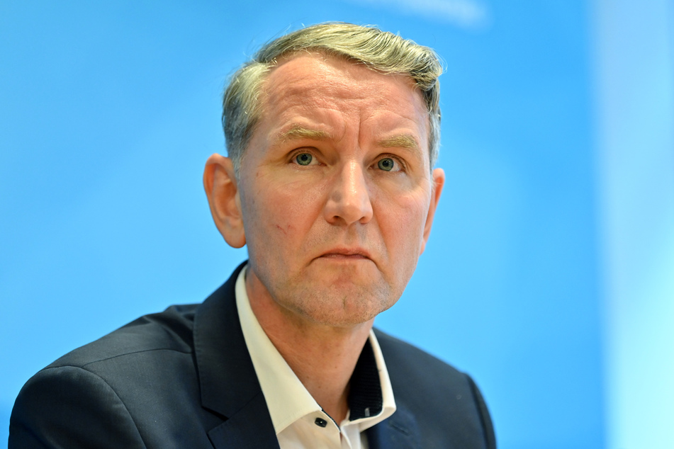 Der AfD-Fraktionsvorsitzende im Thüringer Landtag Björn Höcke (49).