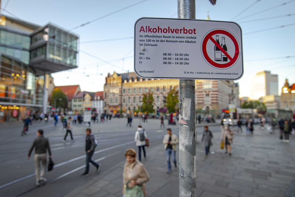 Erfurt: Alkoholverbot auf dem Anger eingeführt