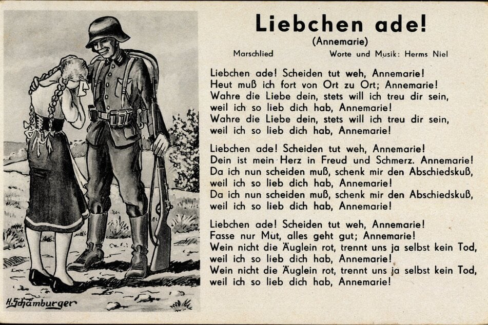 Der Text der Annemarie-Polka ist älter. Niel machte daraus zur Nazi-Zeit ein beliebtes Soldatenlied.