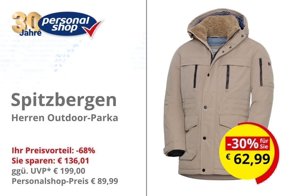 Spitzbergen Herren Outdoor-Parka