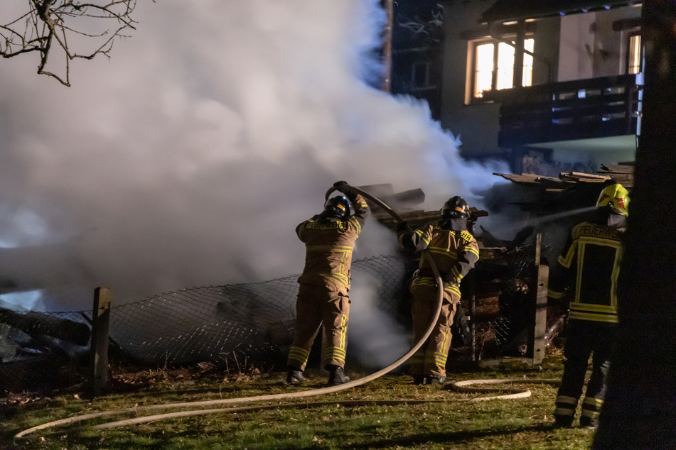 Die Feuerwehr konnte den Brand schnell löschen.