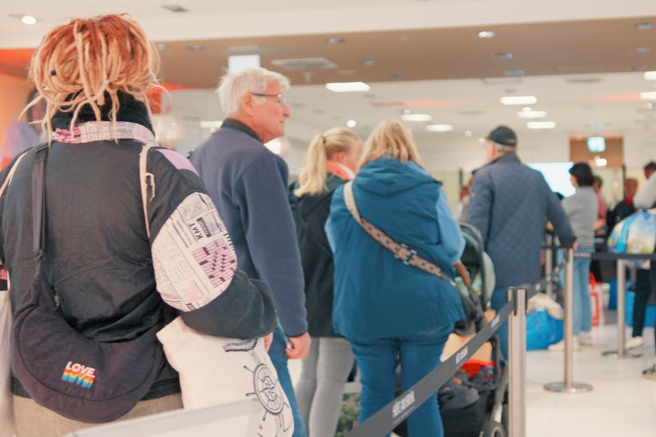 Wer hier 6 Kilo Kleidung abgibt, bekommt einen 10 Euro Gutschein