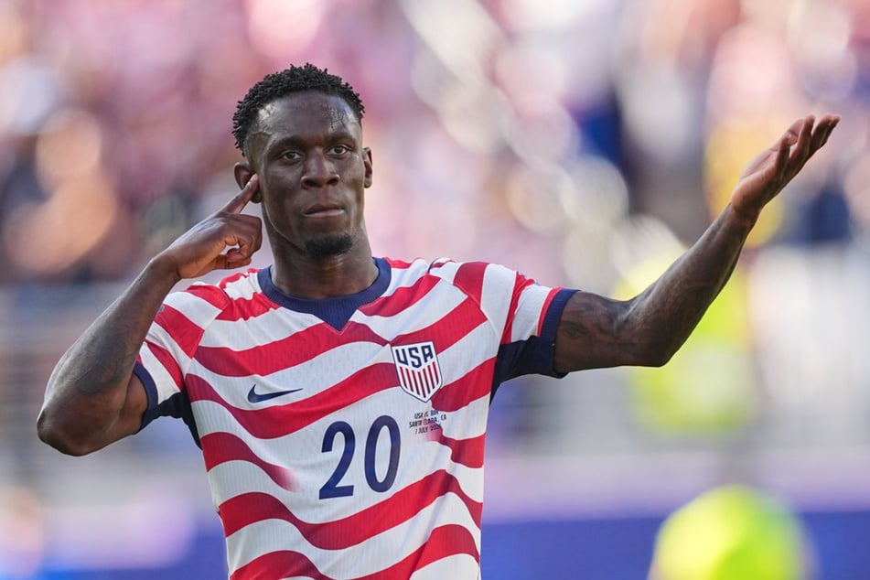 US-Boy Folarin Balogun (25) darf in der Nacht von Montag auf Dienstag deutscher Zeit im Achtelfinale gegen Belgien auflaufen.