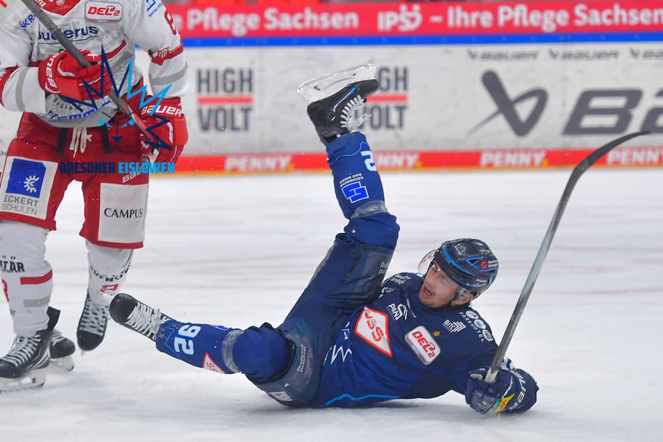 Trotz doppelter Führung: Harte Bruchlandung für die Eislöwen
