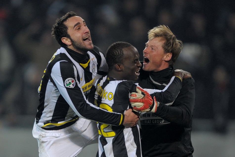 Mit Juventus Turin gewann Alexander Manninger (†48, r.) 2012 die italienische Meisterschaft. (Archivfoto)