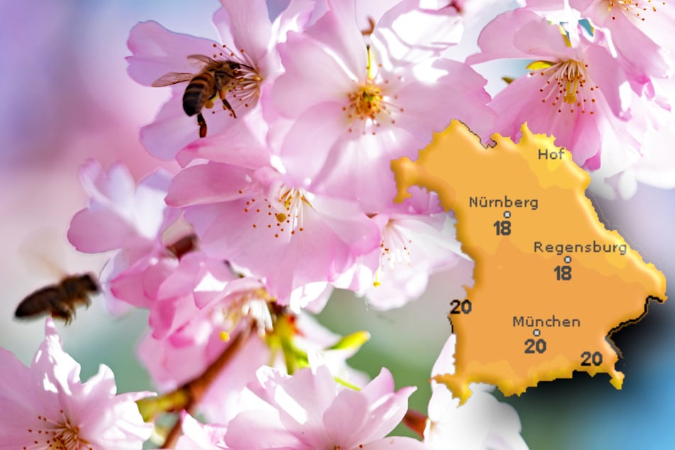 In Bayern wird mancherorts die 20-Grad-Marke geknackt.