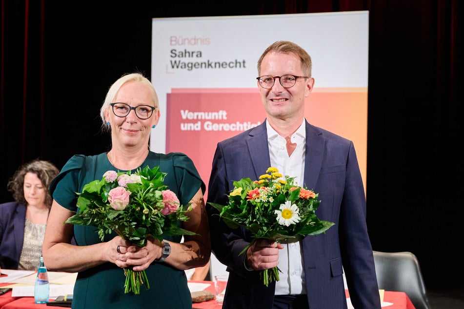 Alexander King (54, rechts) und Josephine Thyrêt (49) übernehmen den Landesverband Berlin.