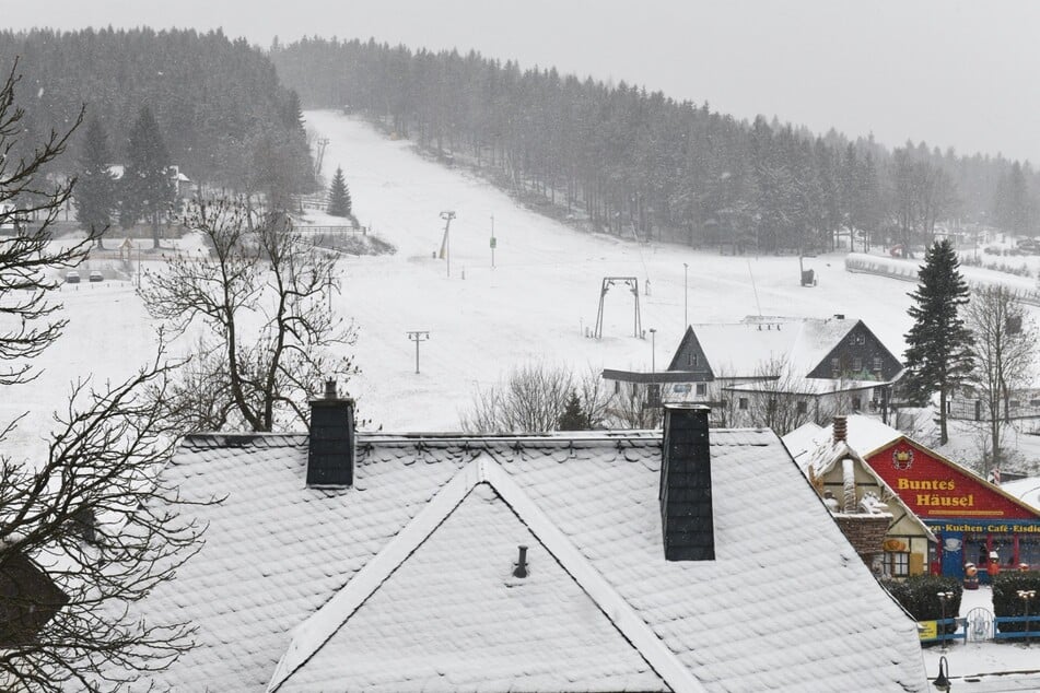 Auch in Altenberg ist der Winter zurück.