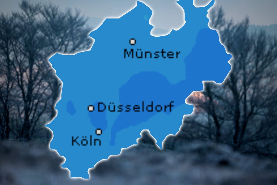 In den nächsten Tagen kann es in NRW stellenweise zu überfrierender Nässe und Glatteis kommen. (Symbolbild)