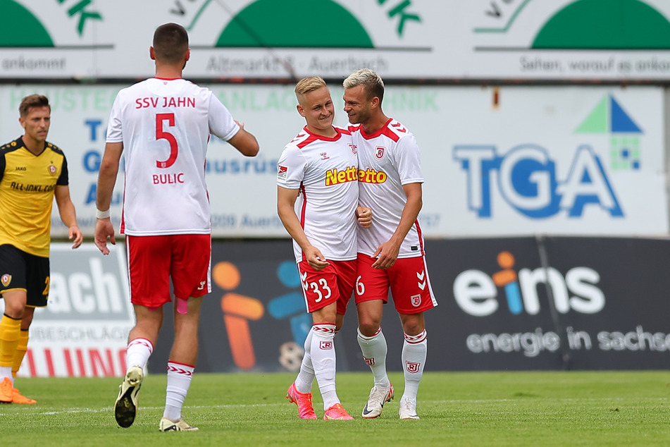 Kai Pröger (32, M.) traf zum 1:1 für den Jahn.