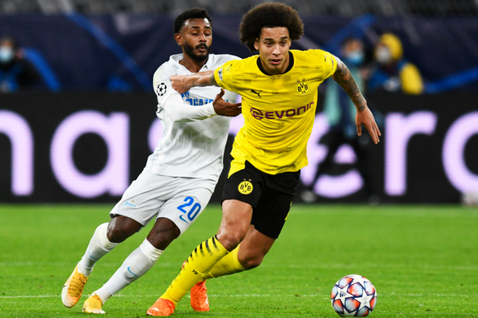 BVB-Sechser Axel Witsel (r.), hier im Duell mit Wendel, konnte gegen seinen Ex-Klub keine entscheidenden Akzente setzen.