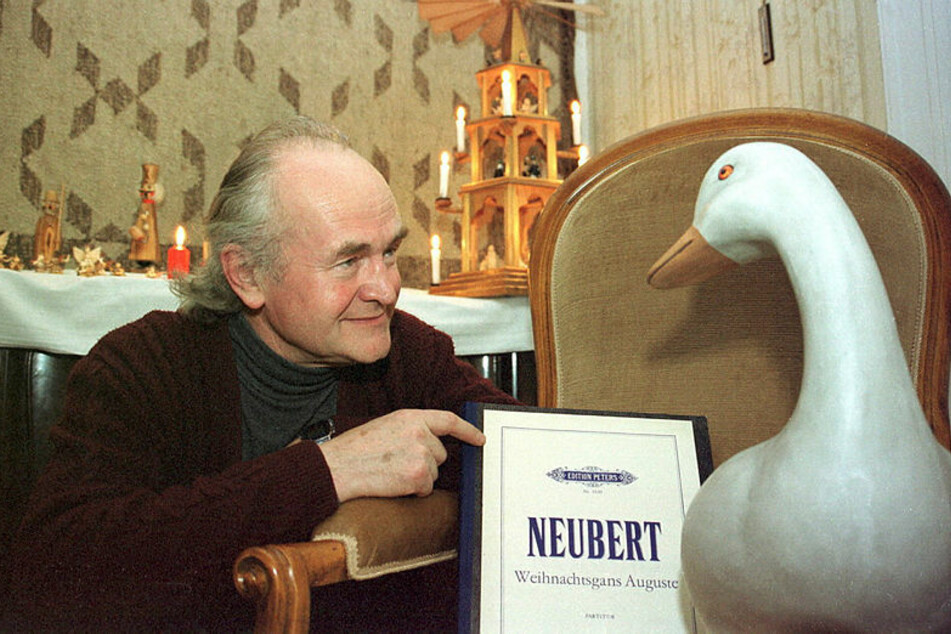 Der Leipziger Komponist Günter Neubert (†85) vertonte den Klassiker von der Weihnachtsgans Auguste.