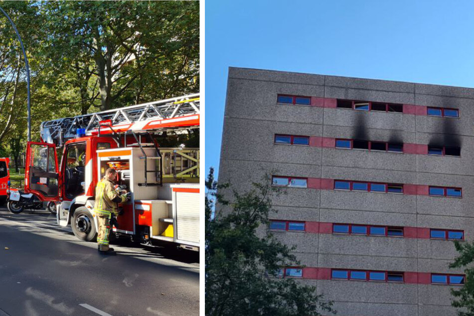 Berlin: Schwarzer Rauch im zehnten Stock: Feuerwehr muss mit mehr als 100 Kräften in Kreuzberg ran