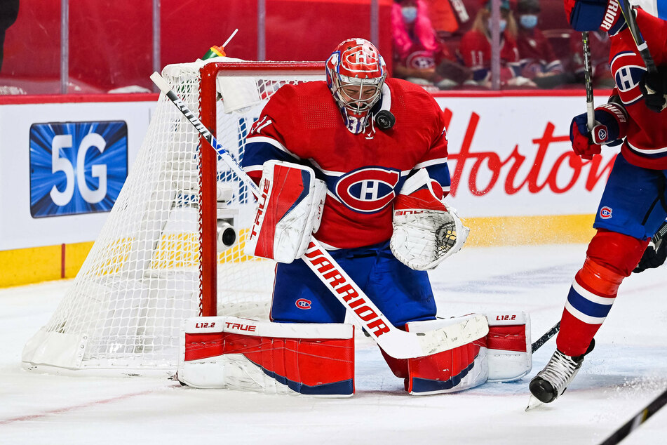 Canadiens goalie Carey Price stood up to an onslaught of offensive pressure from the Golden Knights in game two.